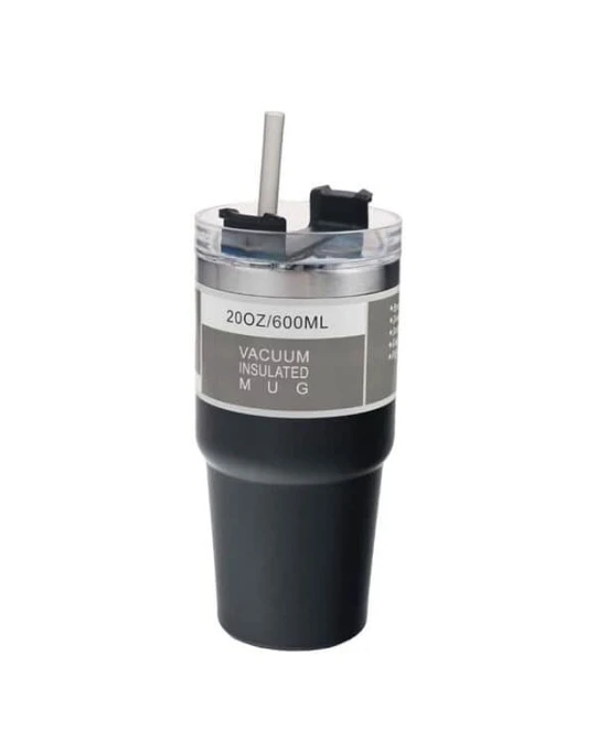 Pahar Termos 600 Ml, Fier + PVC A-14259 Wei